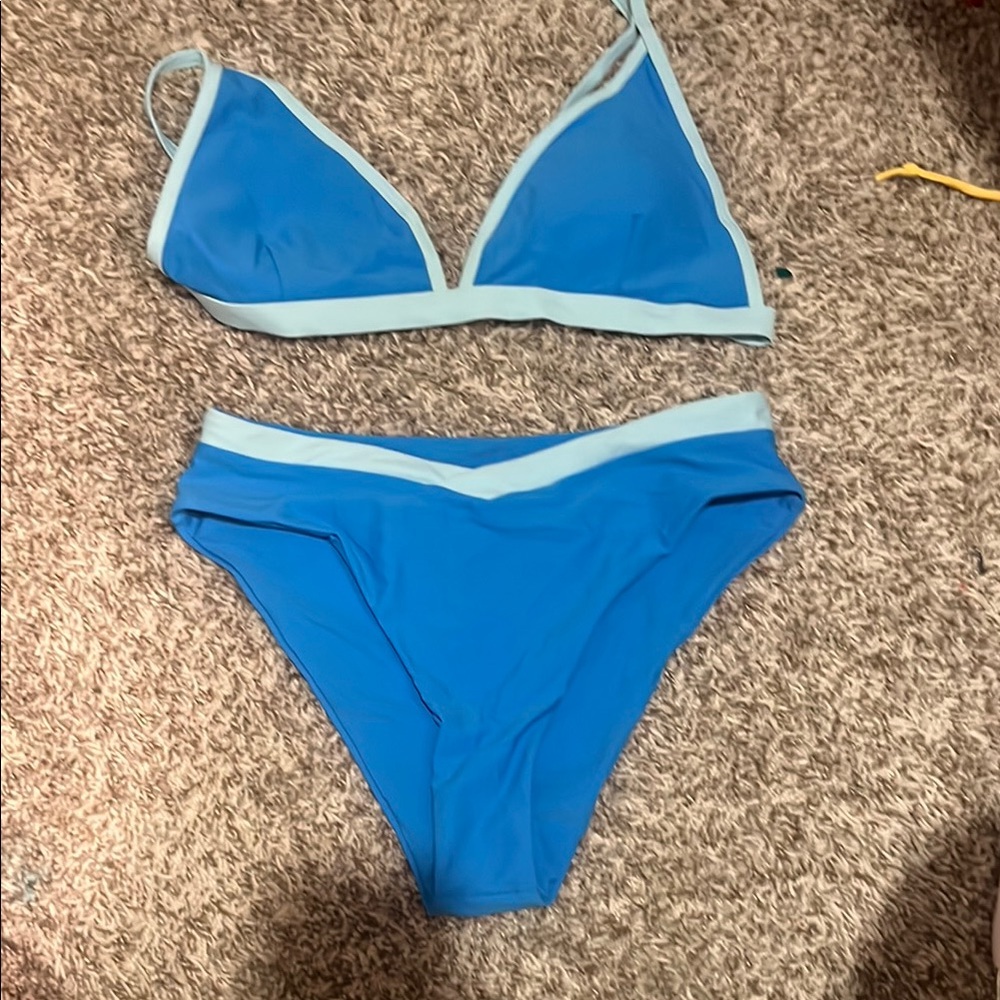 Sky Blue Bikini Set